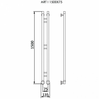 Дизайн-радиатор ART I Полотенцесушители «Ника»