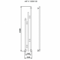 Дизайн-радиатор ART II Полотенцесушители «Ника»