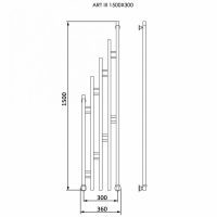 Дизайн-радиатор ART III Полотенцесушители «Ника»