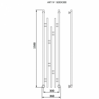 Дизайн-радиатор ART IV Полотенцесушители «Ника»