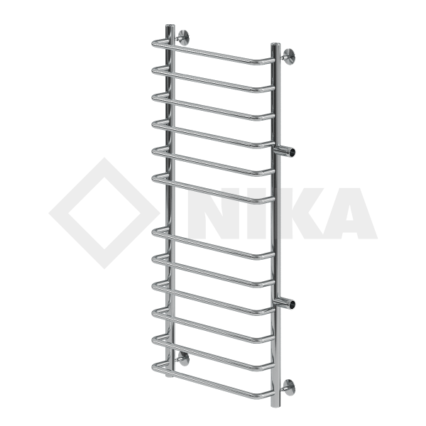 Л90 (г)-120/60/66 водяной с боковым подключенем Полотенцесушители «Ника»