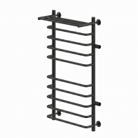 Л90 (г) ВП-100/50/56 с полочкой водяной с боковым подключенем Полотенцесушители «Ника»