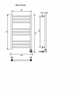 ЛМ 8-80/40/47 без полочки электрический Полотенцесушители «Ника»