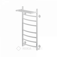Полотенцесушитель WAY I c полкой 80/40 U (RAL9016) Полотенцесушители «Ника»