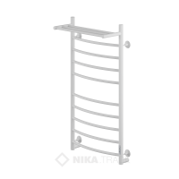 Полотенцесушитель WAY I c полкой 100/50 U (RAL9016) Полотенцесушители «Ника»