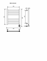 ЛМ 9-60/40/47 без полочки электрический Полотенцесушители «Ника»