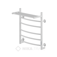 Полотенцесушитель WAY I c полкой 60/50 U (RAL9016) Полотенцесушители «Ника»