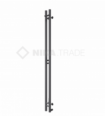 Полотенцесушитель ROBE-2 120/10 RAL9005 MAT Полотенцесушители «Ника»