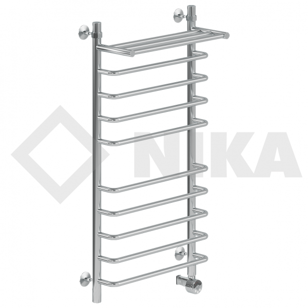 Л90 (г) ВП-100/60/67 с полочкой электрический Полотенцесушители «Ника»