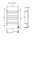 ЛВ (г2)-60/40/47 без полочки электрический Полотенцесушители «Ника»