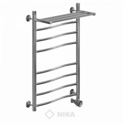 ЛВ (г) ВП-80/50/57 с полочкой электрический Полотенцесушители «Ника»
