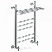 ЛВ (г2) ВП-60/60/66 с полочкой водяной Полотенцесушители «Ника»
