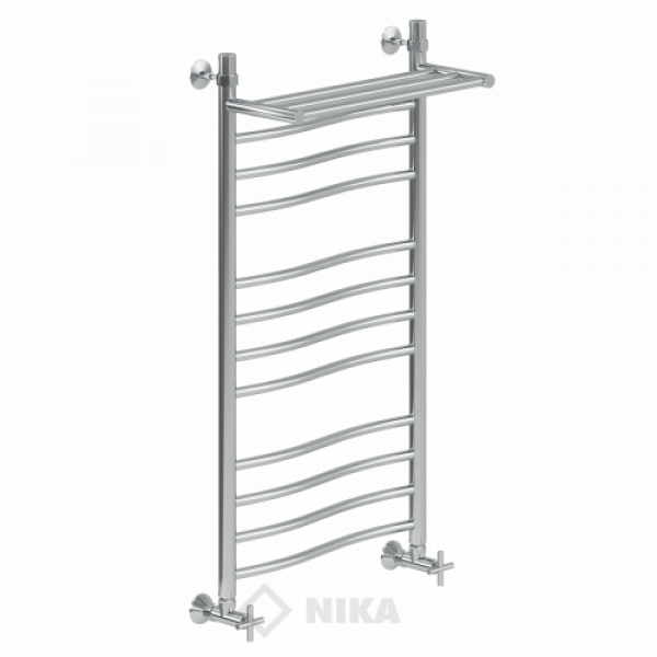 ЛВ (г2) ВП-100/40/46 с полочкой водяной Полотенцесушители «Ника»