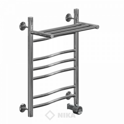 ЛВ (г2) ВП-60/50/57 с полочкой электрический Полотенцесушители «Ника»