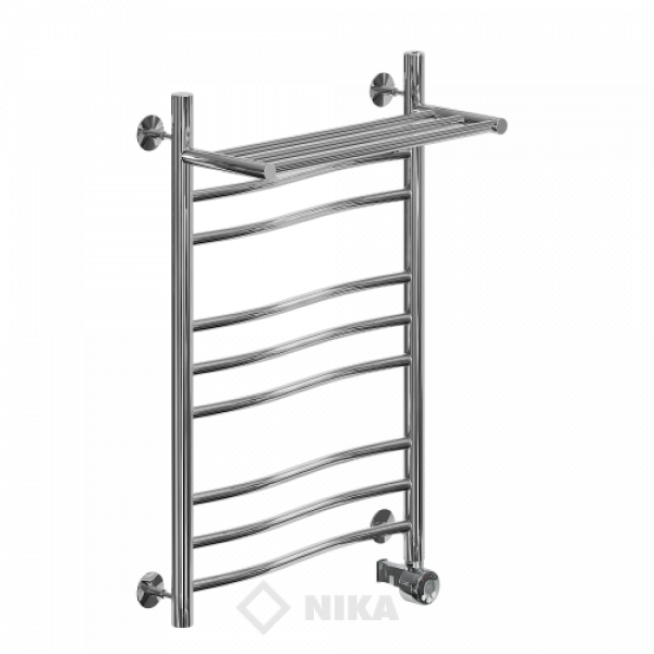 ЛВ (г2) ВП-80/50/57 с полочкой электрический Полотенцесушители «Ника»