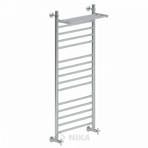 ЛП (г2) ВП-120/50/56 с полочкой водяной Полотенцесушители «Ника»