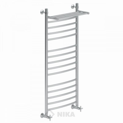 ЛД (г2) ВП-120/50/56 с полочкой водяной Полотенцесушители «Ника»