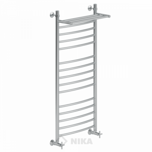 ЛД (г2) ВП-120/50/56 с полочкой водяной Полотенцесушители «Ника»